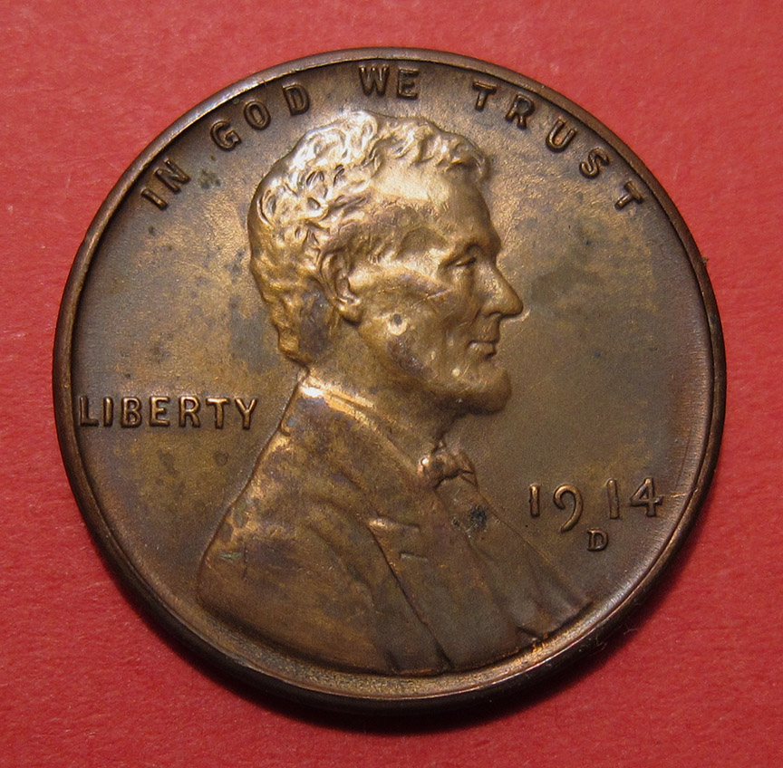 1914-D-Lincoln-Wheat-Cent-Counterfeit---Altered-Date-1944-D