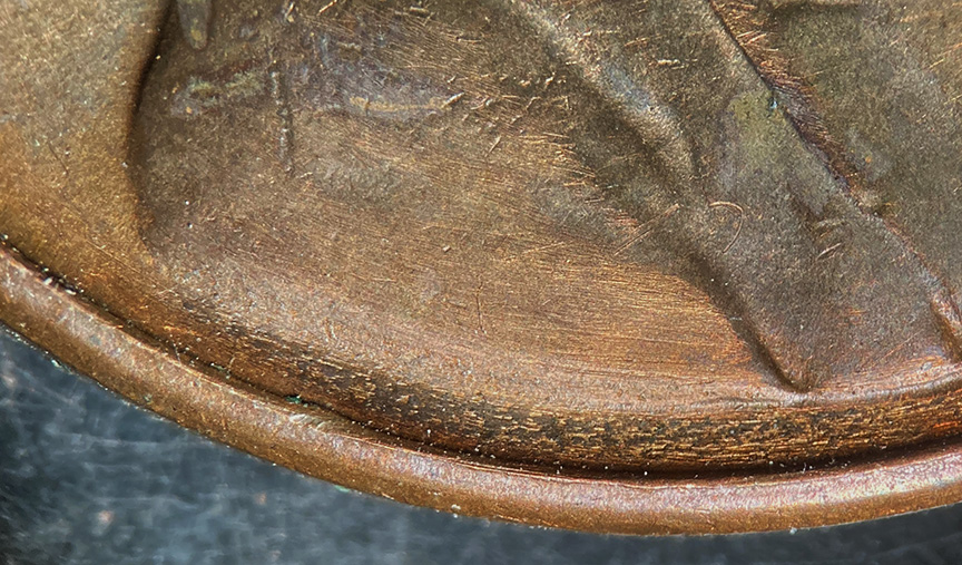 1914-D-Lincoln-Wheat-Cent-Counterfeit---Altered-Date-1944-D