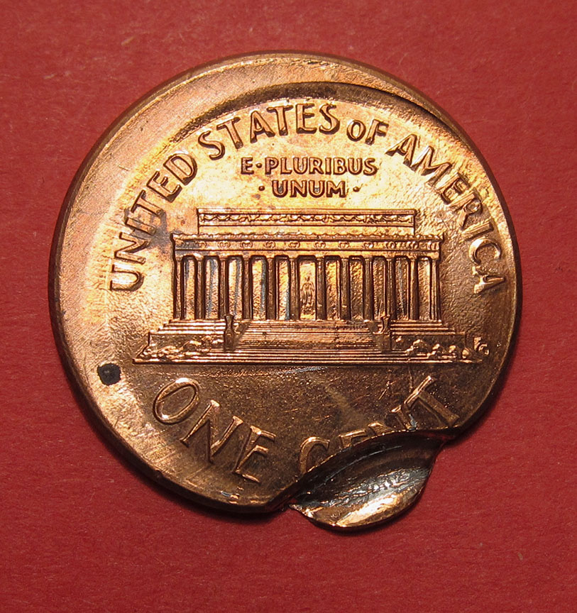2001-D-Lincoln-Memorial-Cent-Mint-Error---Broadstruck-With-Indent