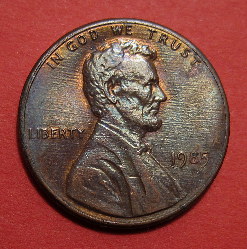 1985-Lincoln-Memorial-Cent---Counterfeit-Rotated-Dies-130-Degrees