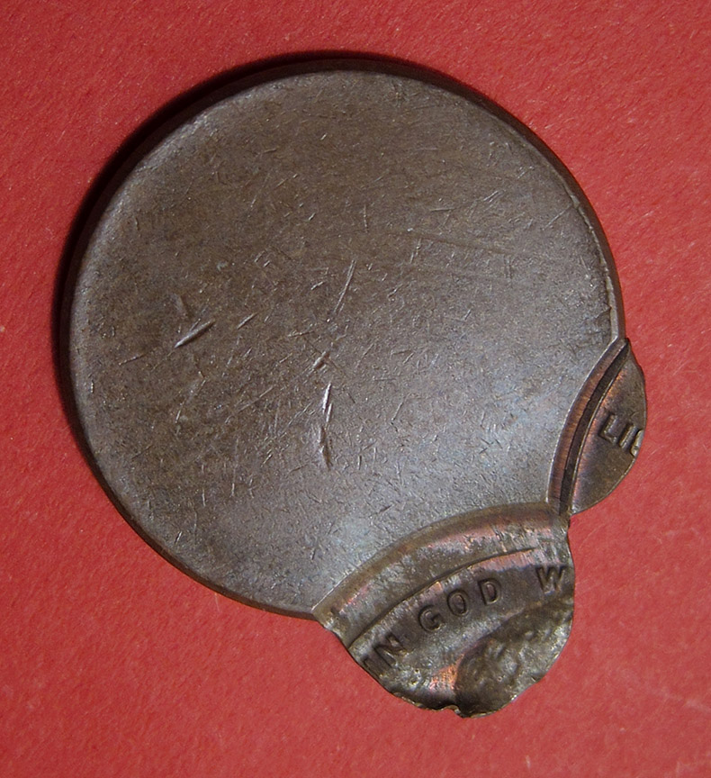No-Date-Lincoln-Memorial-Cent-Mint-Error---Double-Struck-Both-Strikes-Off-Center