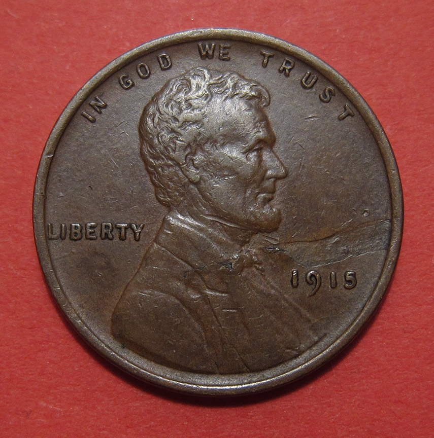 1915-Lincoln-Wheat-Cent-Mint-Error---Lamination-Loss