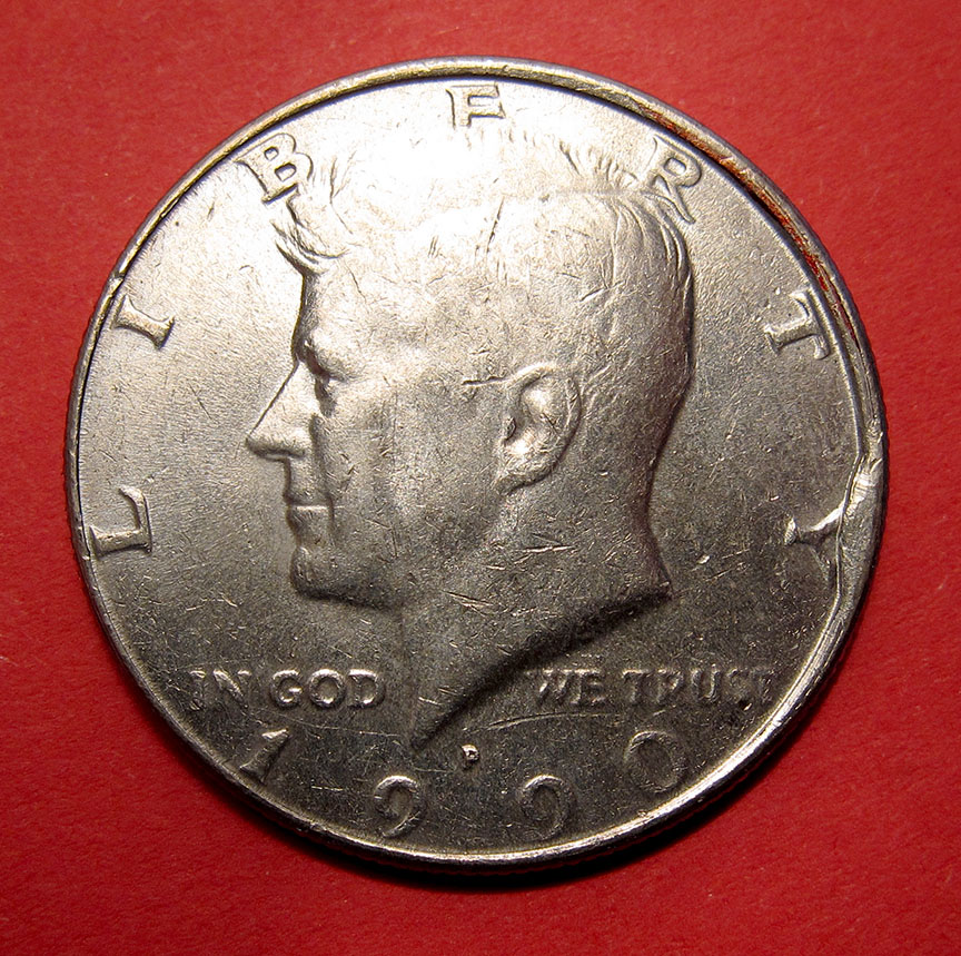 1990-P-Kennedy-Half-Dollar-Mint-Error---Cud