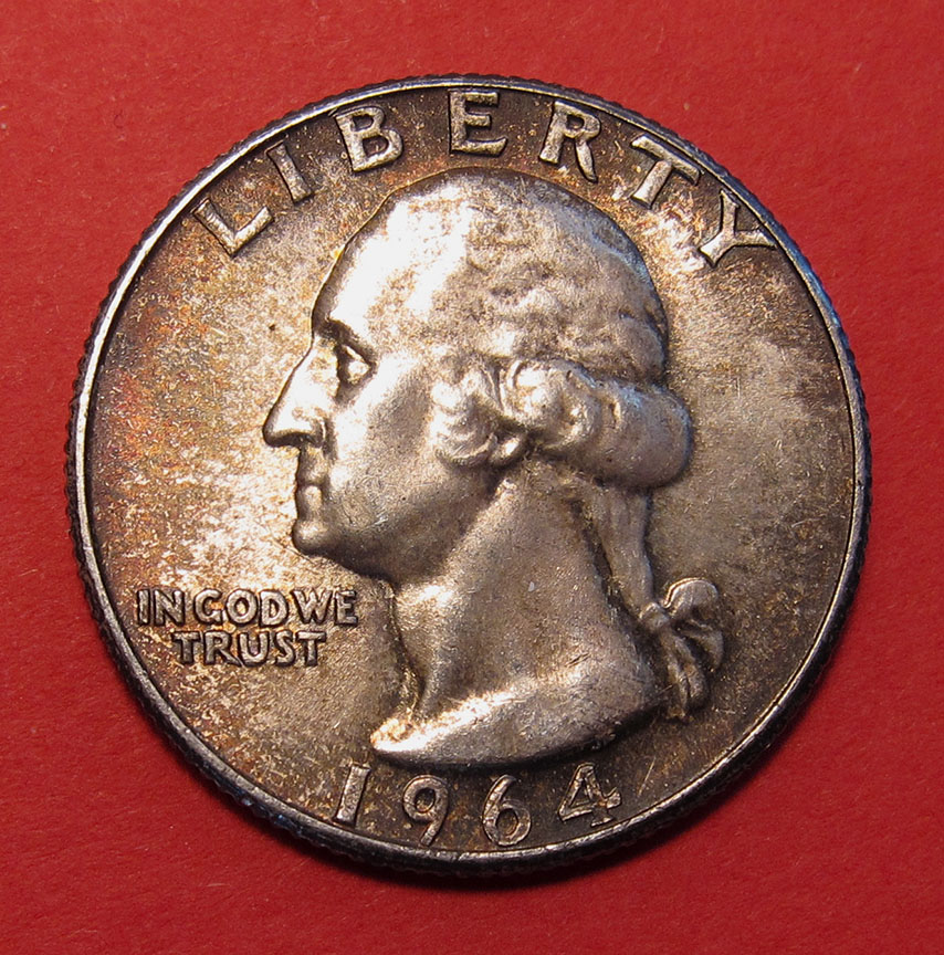 1964-Washington-Quarter---Type-B-Reverse