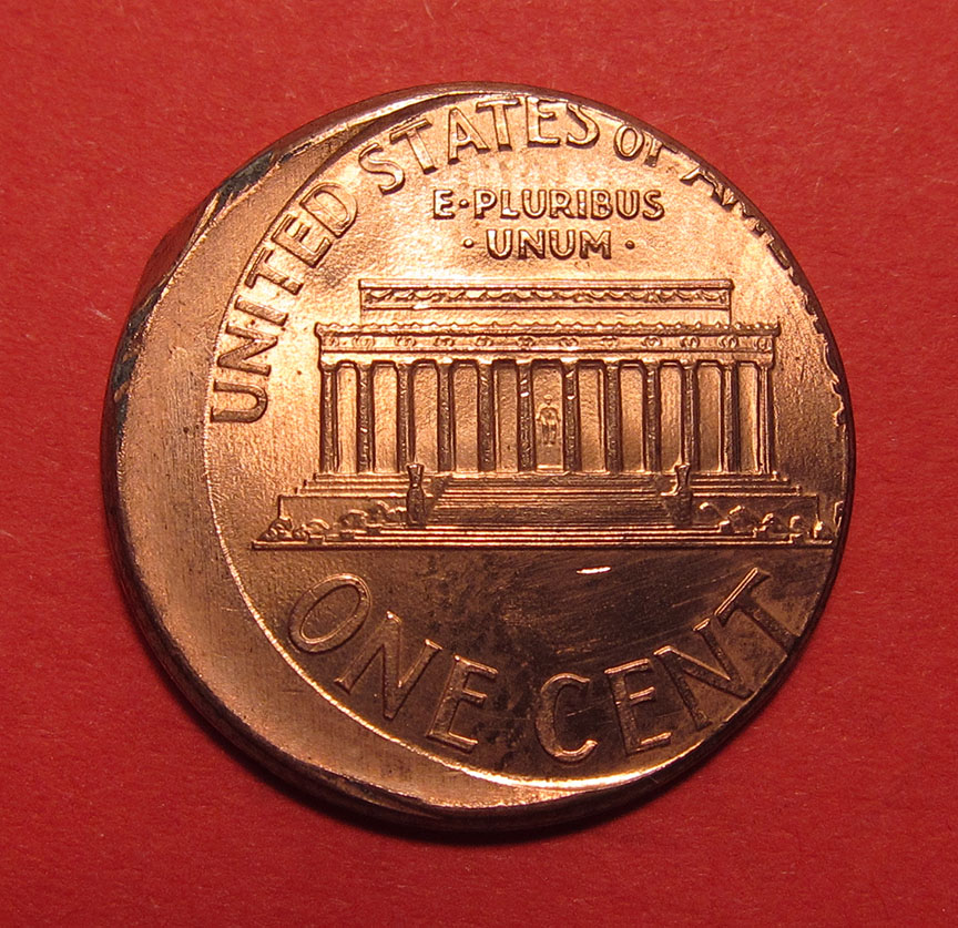 2001-Lincoln-Memorial-Cent-Mint-Error---Double-Struck-Off-Center