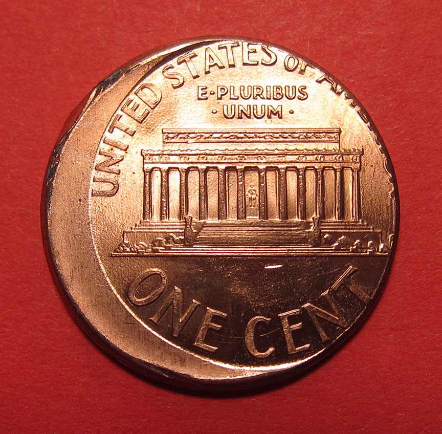 2001-Lincoln-Memorial-Cent-Mint-Error---Double-Struck-Off-Center