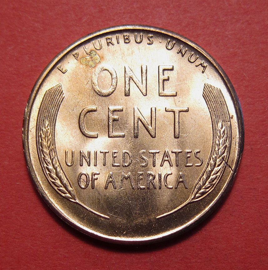 1949-S-Lincoln-Wheat-Cent-Mint-Error---Lamination-+-Struck-Through-Rim-Burr