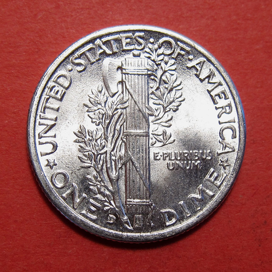 1944-D/D-Mercury-Dime---RPM-003,-FS-501-Spike-Head