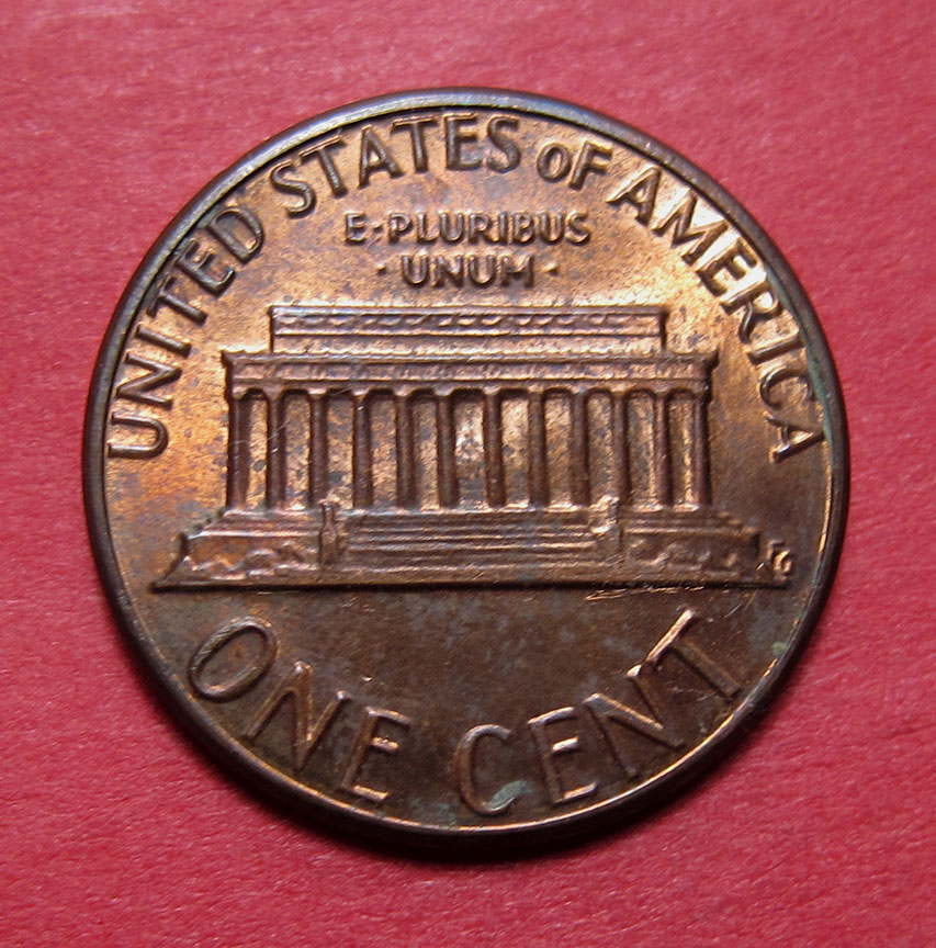 1984-Lincoln-Memorial-Cent---Plating-Issue-Or-PMD