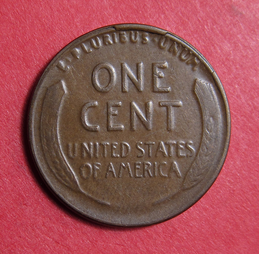 1925-D-Lincoln-Wheat-Cent-Mint-Error---Rim-Cud