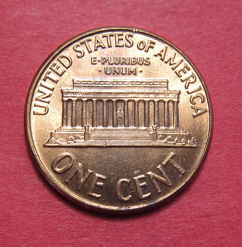 1960-D-Lincoln-Memorial-Cent-Mint-Error---Struck-Through-Grease