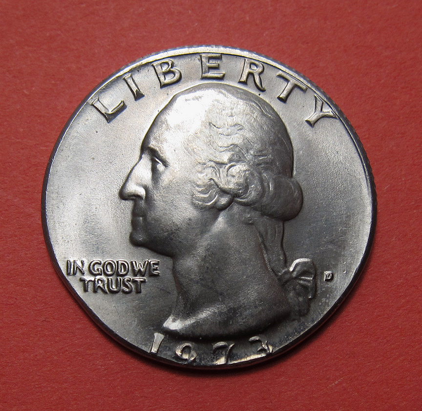 1973-D-Washington-Quarter-Mint-Error---Struck-On-5-Cent-Planchet