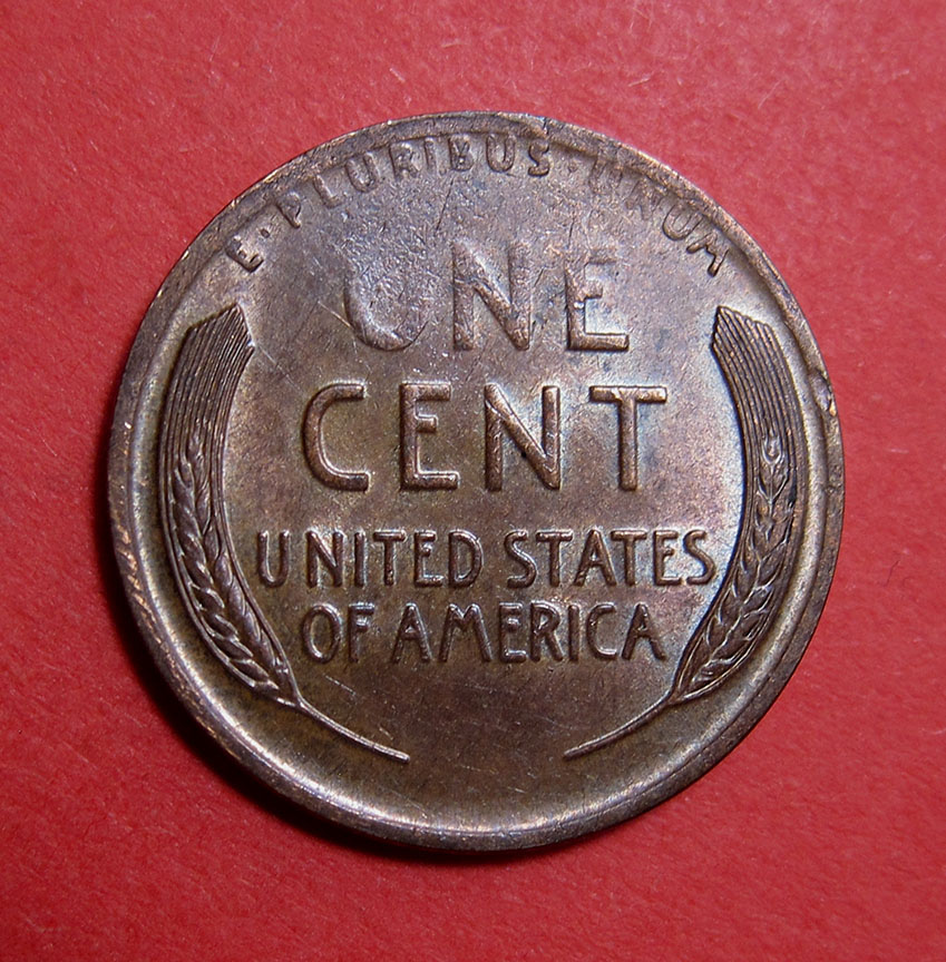 1933-D/D-Lincoln-Wheat-Cent-Mint-Error---RPM-002-On-A-Tapered-Planchet-2.74g