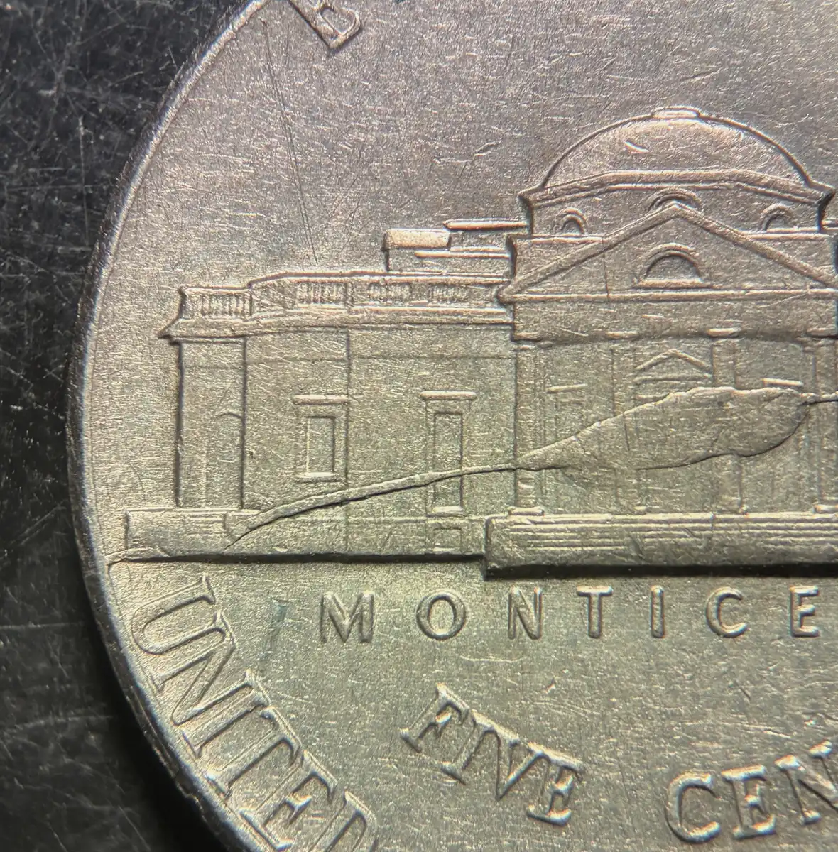 1972-D-Jefferson-Nickel-Mint-Error---Split-Die