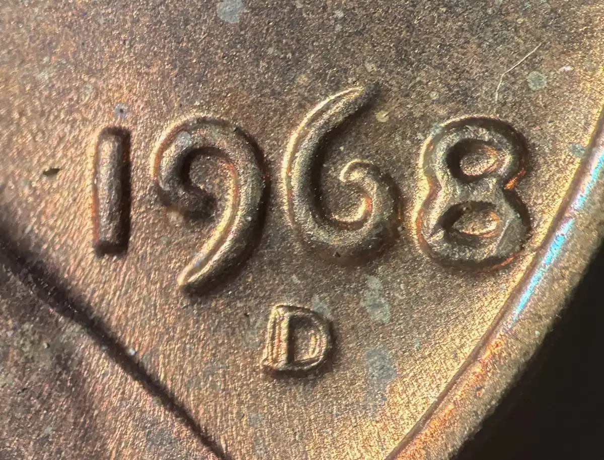 1968-D/D-Lincoln-Memorial-Cent---RPM-001,-FS-501