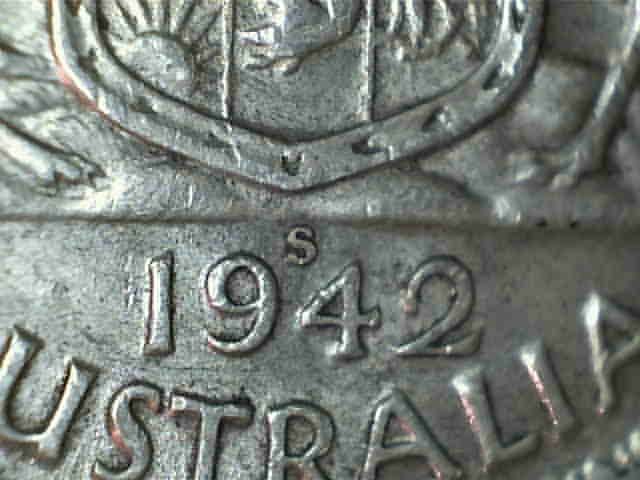 1954-Royal-Visit-Florin-Die-Crack.