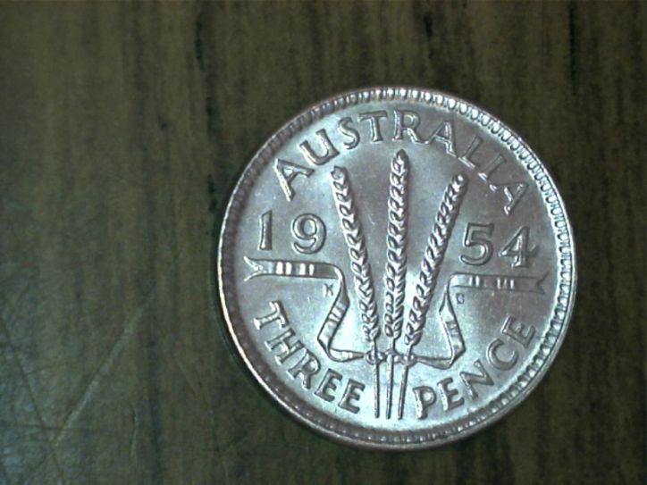 1954-Threepence