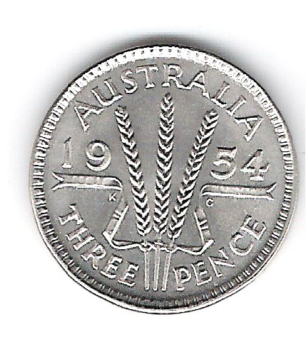 1954-Three-Pence