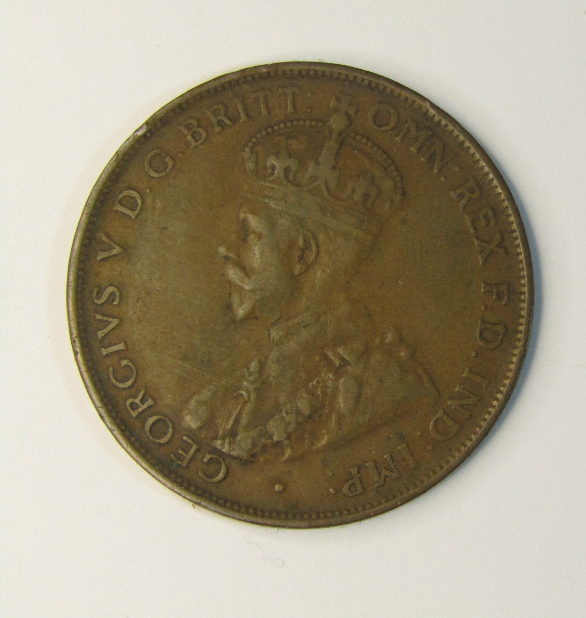 Australian-1920-Idubs-Penny---Bad-Storage-And-Burnishing