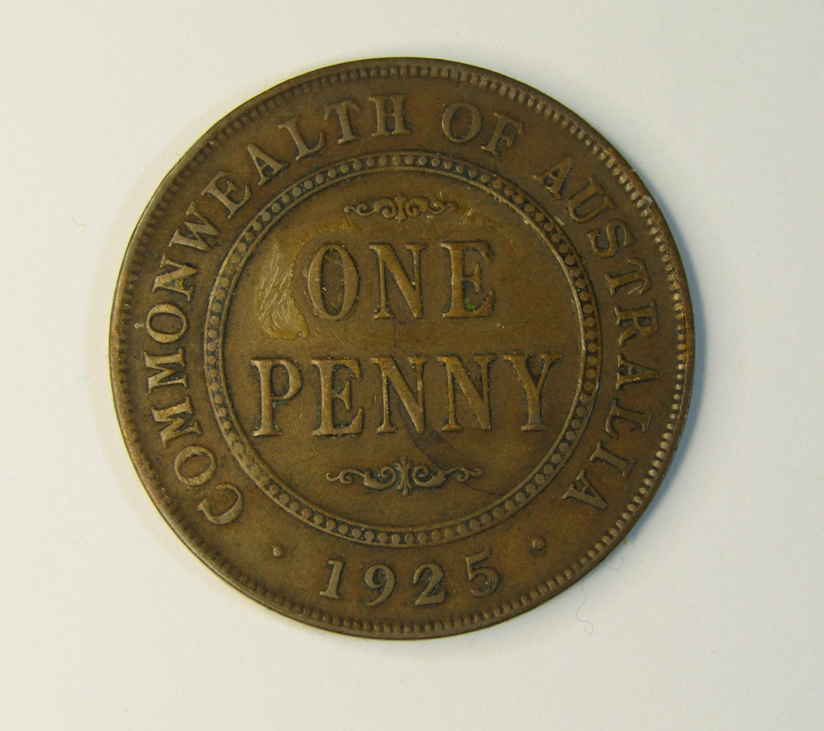 Australian-1920-Idubs-Penny---Bad-Storage-And-Burnishing