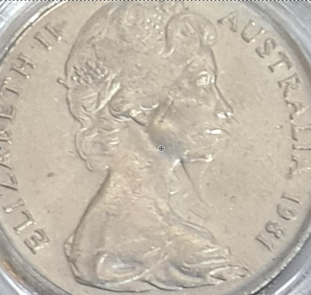 An-Awesome-1981-Australian-5-Cent-Misaligned-Die-Clash