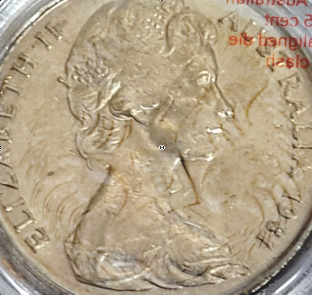 An-Awesome-1981-Australian-5-Cent-Misaligned-Die-Clash