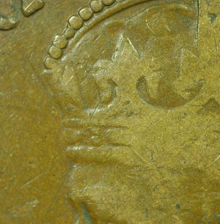 1917-Australian-Penny---4th-Front-Pearl-Half-Missing.