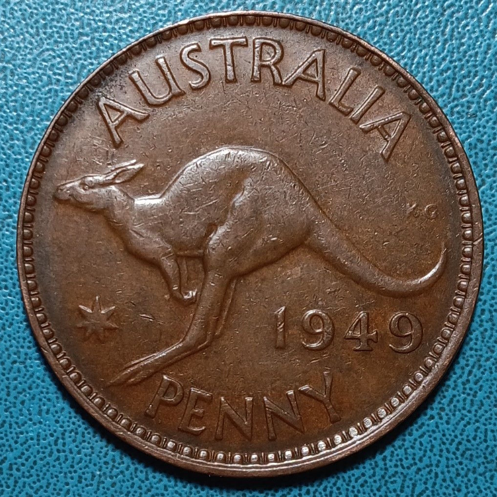1949-Australian-Penny---Doubled-Obverse-Legend---PMD-Or-DDO?
