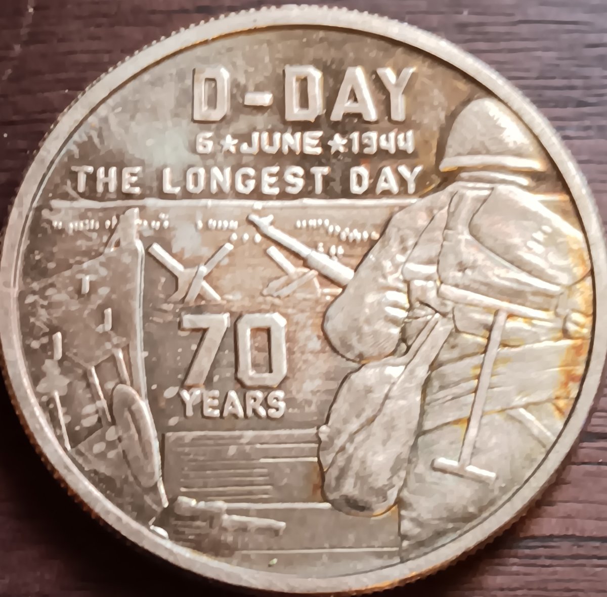 Post-A-Coin-Or-Medal-Devoted-To-A-Military-Subject