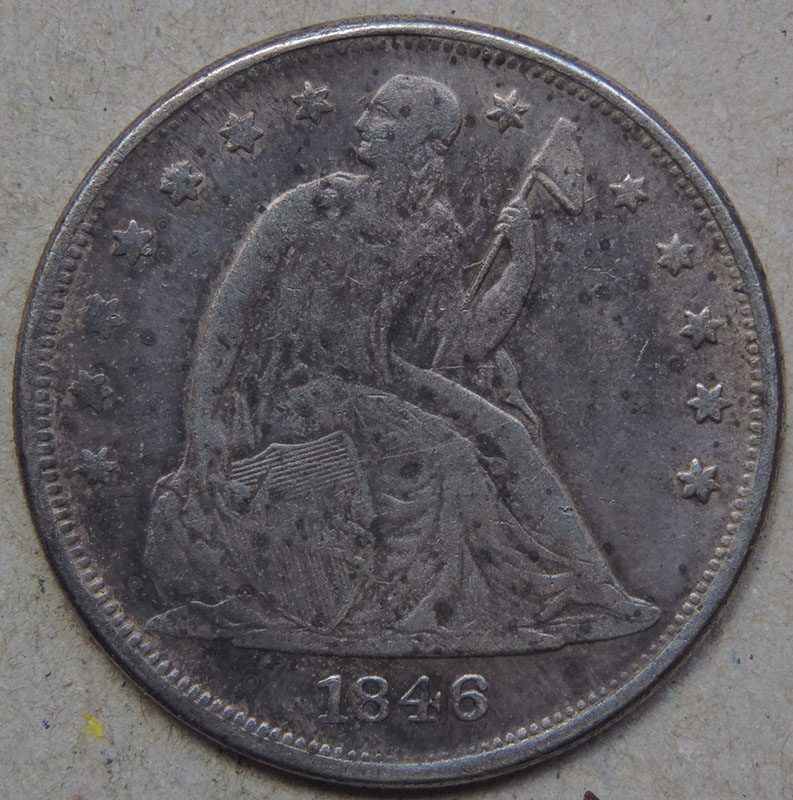 Counterfeit-1846-CC-Liberty-Seated-Dollar