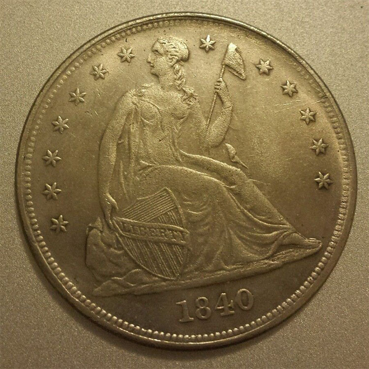 Counterfeit-1840-CC-Liberty-Seated-Dollar