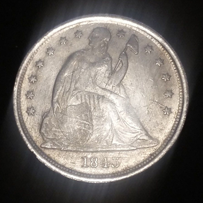 Counterfeit-1843-Liberty-Seated-Dollar