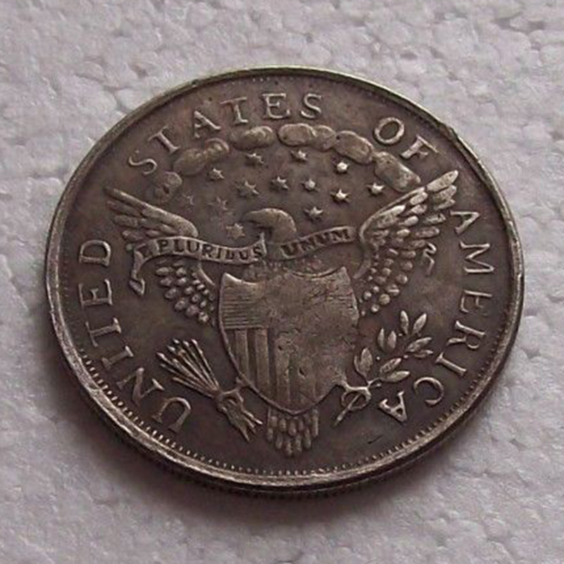 Counterfeit-1800-Draped-Bust,-1844-Liberty-Seated-Dollars