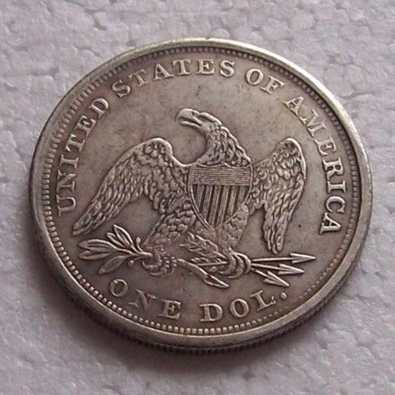 Counterfeit-1800-Draped-Bust,-1844-Liberty-Seated-Dollars
