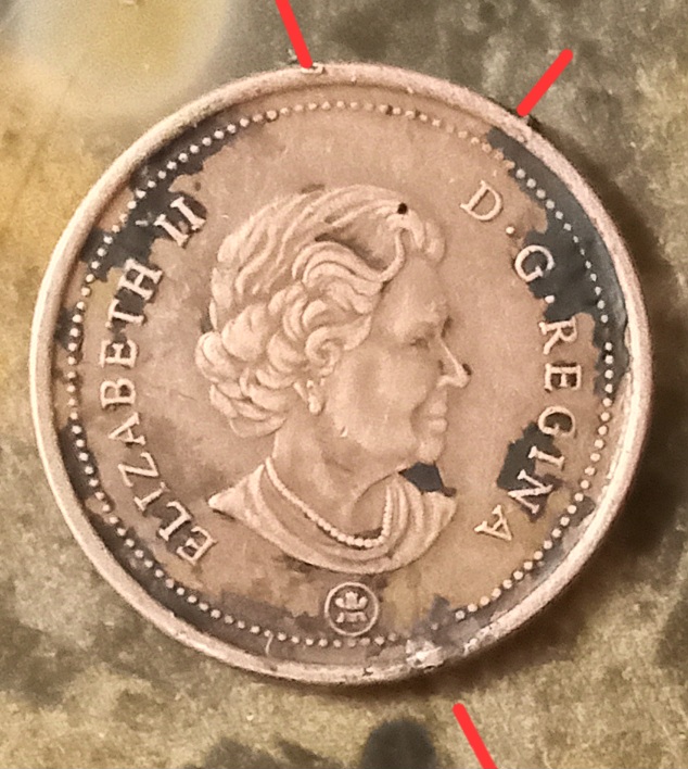 2006-Mint-Mark-Magnetic-Penny-With-Bubbling?