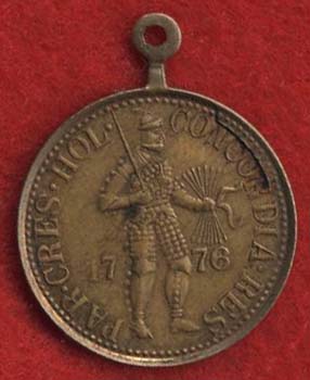 Dutch--Medaled?-Id:-Early-20th-Century-Key-Fob
