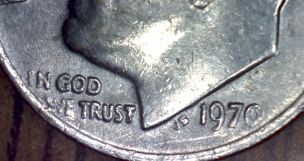 Dime-1970-Reverse-Of--68