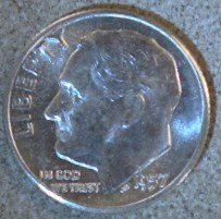 1957-Roosevelt-Dime