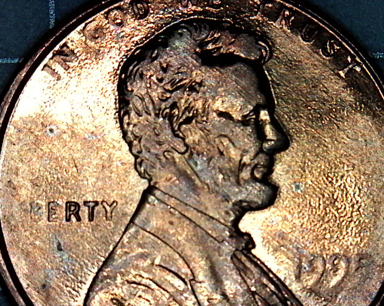 Weak-Strike?-Grease-Filled-Die?-1995-Lincoln-Cent