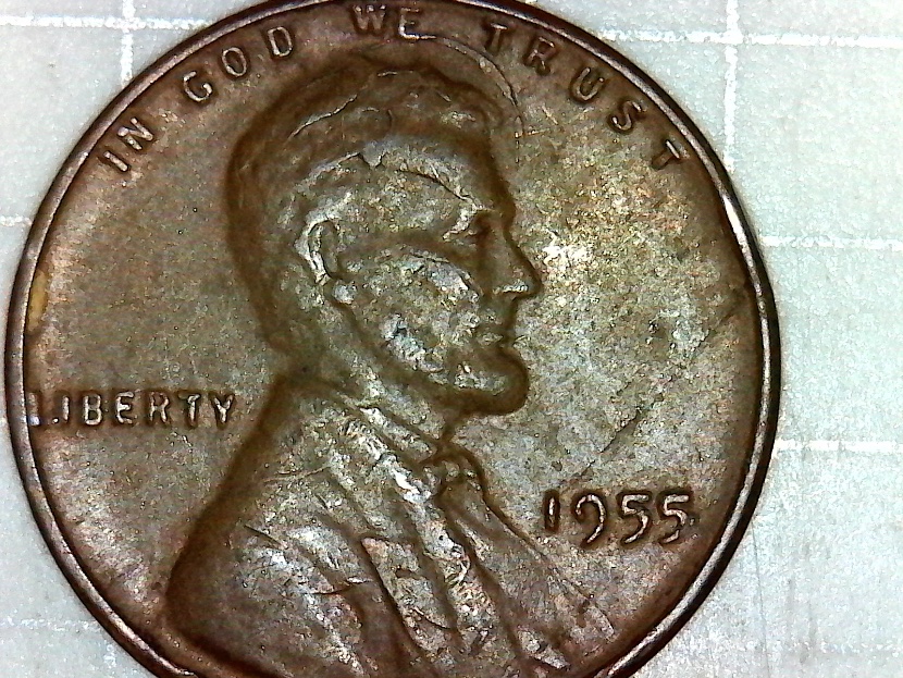 1955-LWC---RIDB-On-OBV---Die-Brk-Rev?/Lamination?