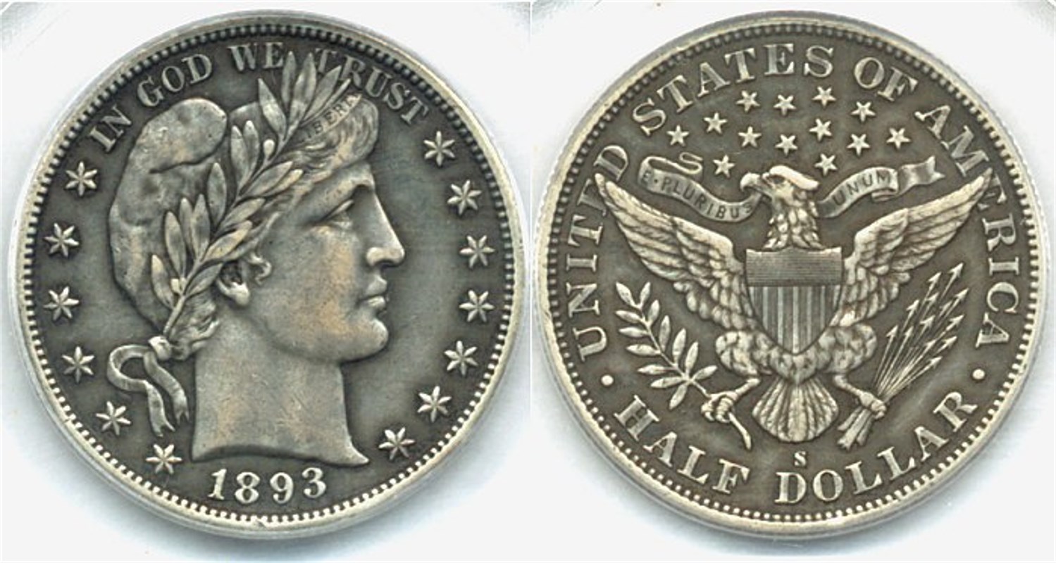 Barber-Half-For-The-Weekend:-1893-S-PCGS