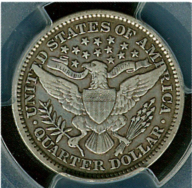 1892-Barber-Quarter-In-PCGS---GTG