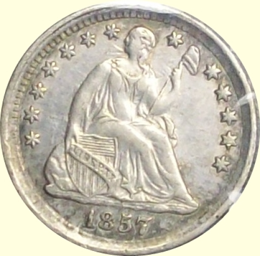 1857-Half-Dime