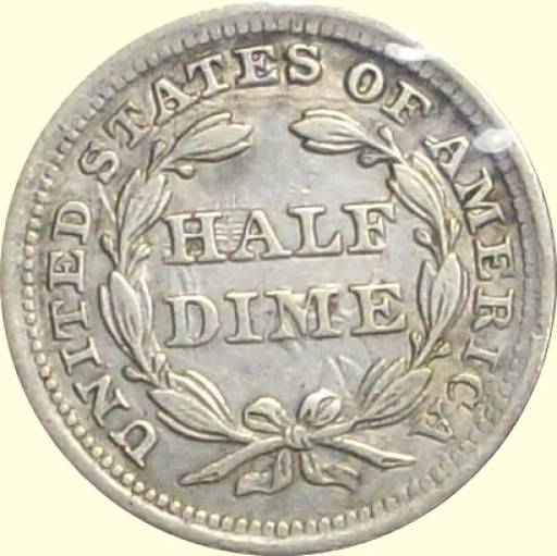 1857-Half-Dime