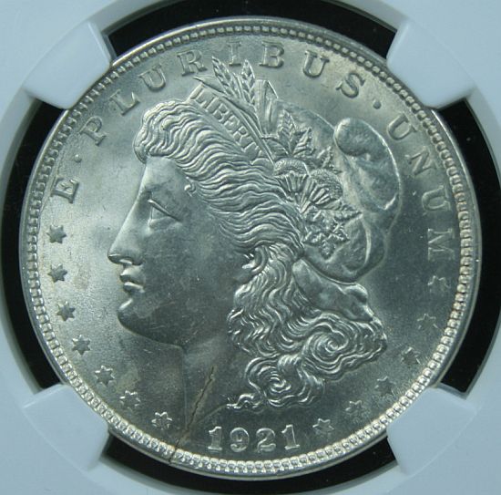 Morgan-Dollar-W/-Broken-Planchet