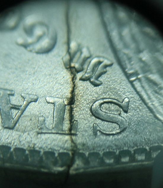 Morgan-Dollar-W/-Broken-Planchet