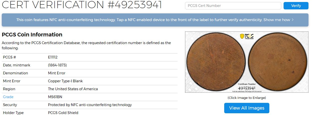 Just-Back-From-PCGS-2-Cent-Planchet