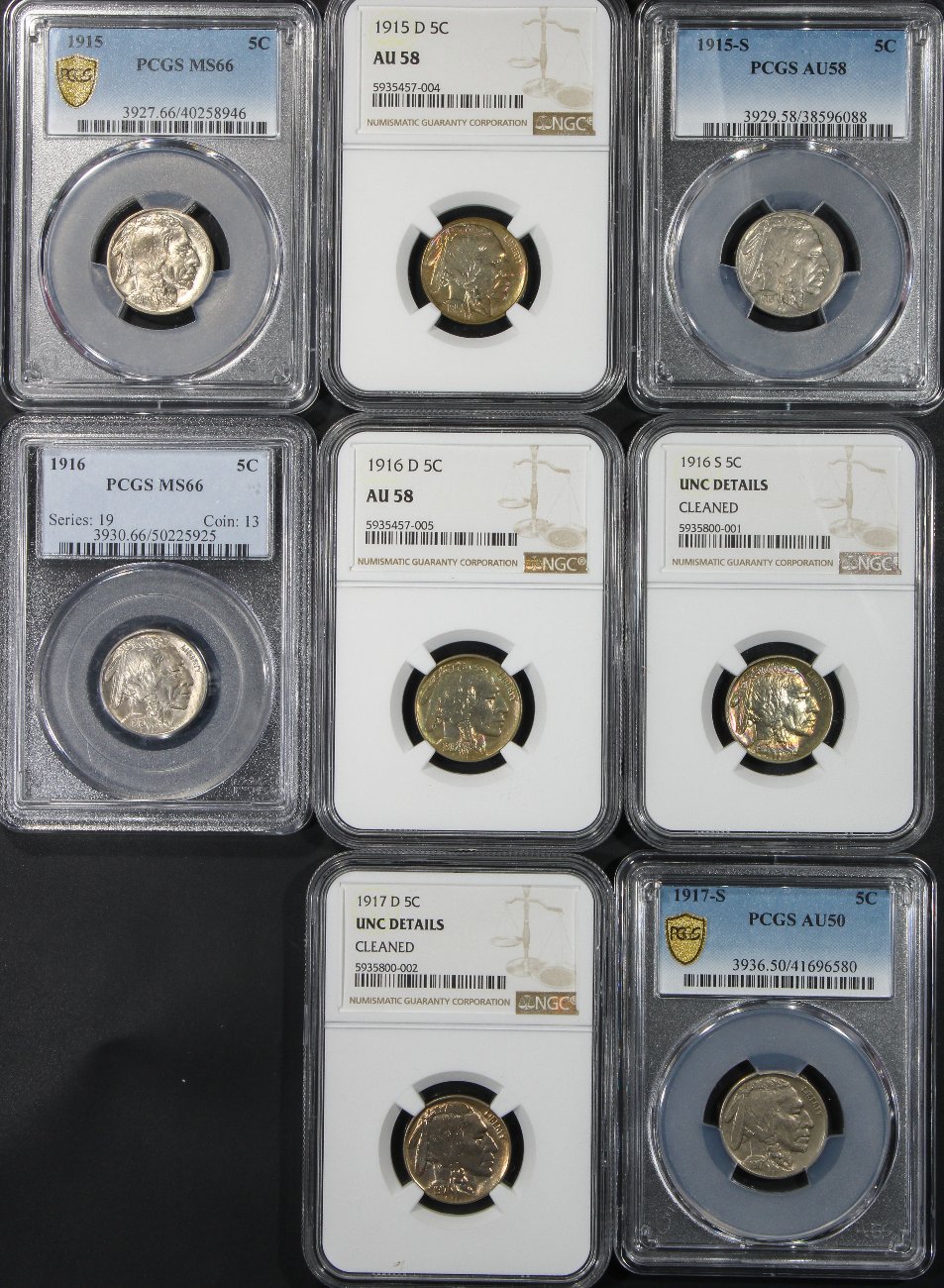 Ty2020B-Buffalo-Nickel-AU-/-MS-Set....in-Progress-W/Updates