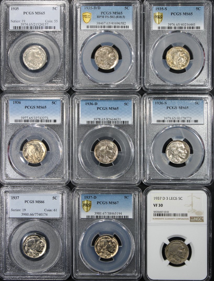 Ty2020B-Buffalo-Nickel-AU-/-MS-Set....in-Progress-W/Updates