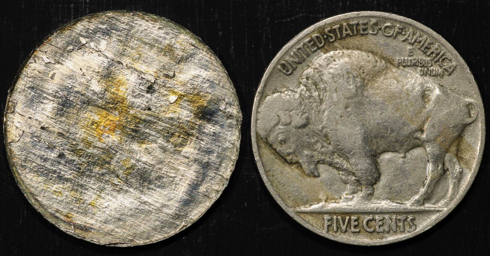 1930-Buffalo-Nickel-Split-Planchet-Mated-Pair